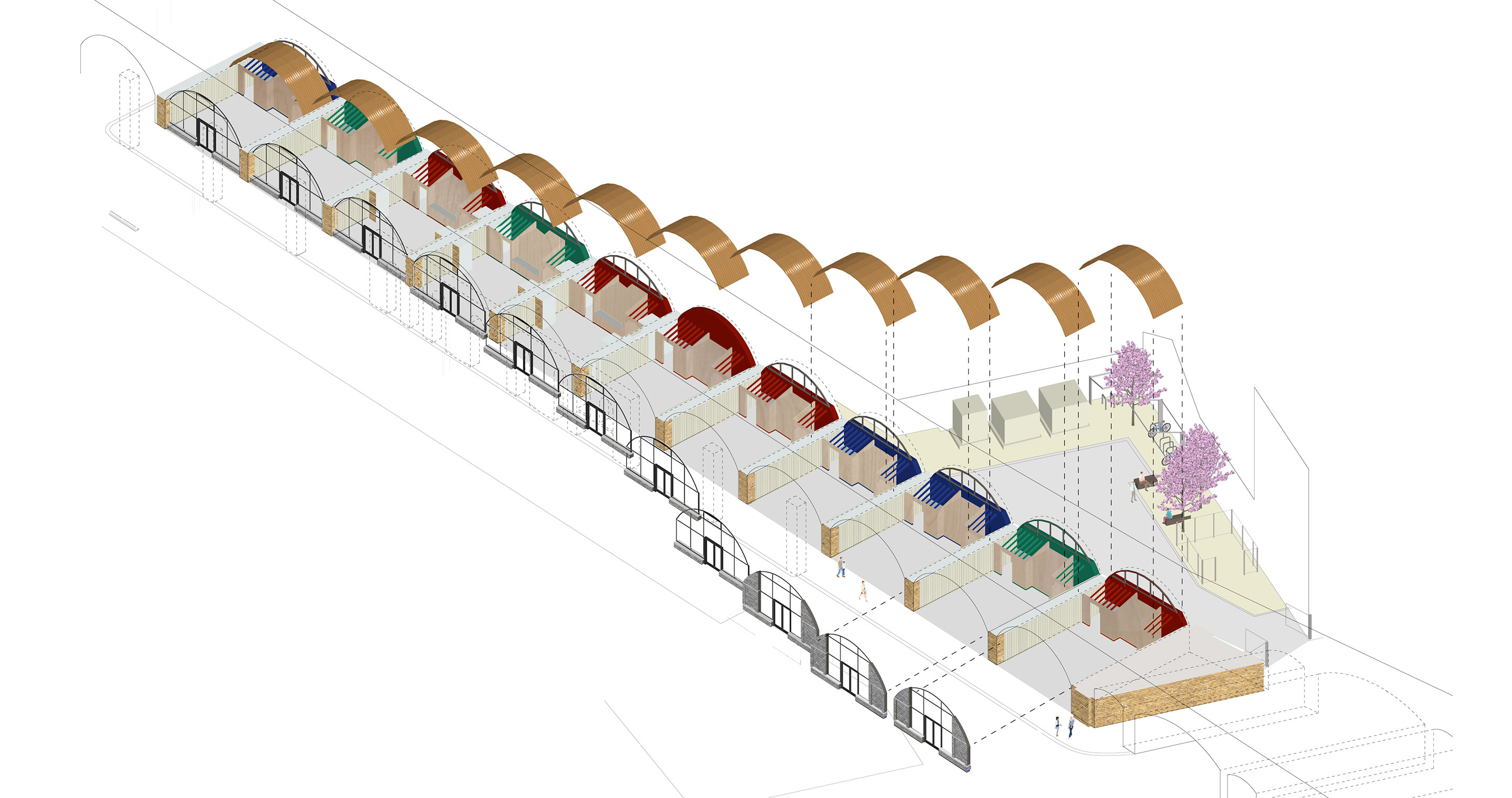 Lockton Street railway arches affordable workspaces